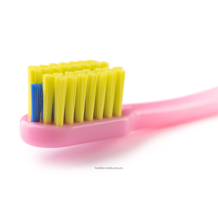 Healthy Smile Ortho Medium Ортодонтична зубна щітка, Рожева